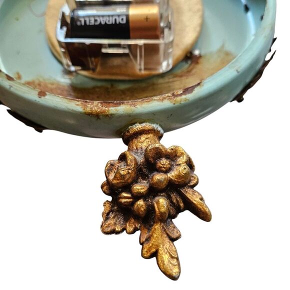 Vintage Henri Lagin French Art Nouveau Ormolu Banjo Clock - 24 in by 8 in - Picture 5 of 6